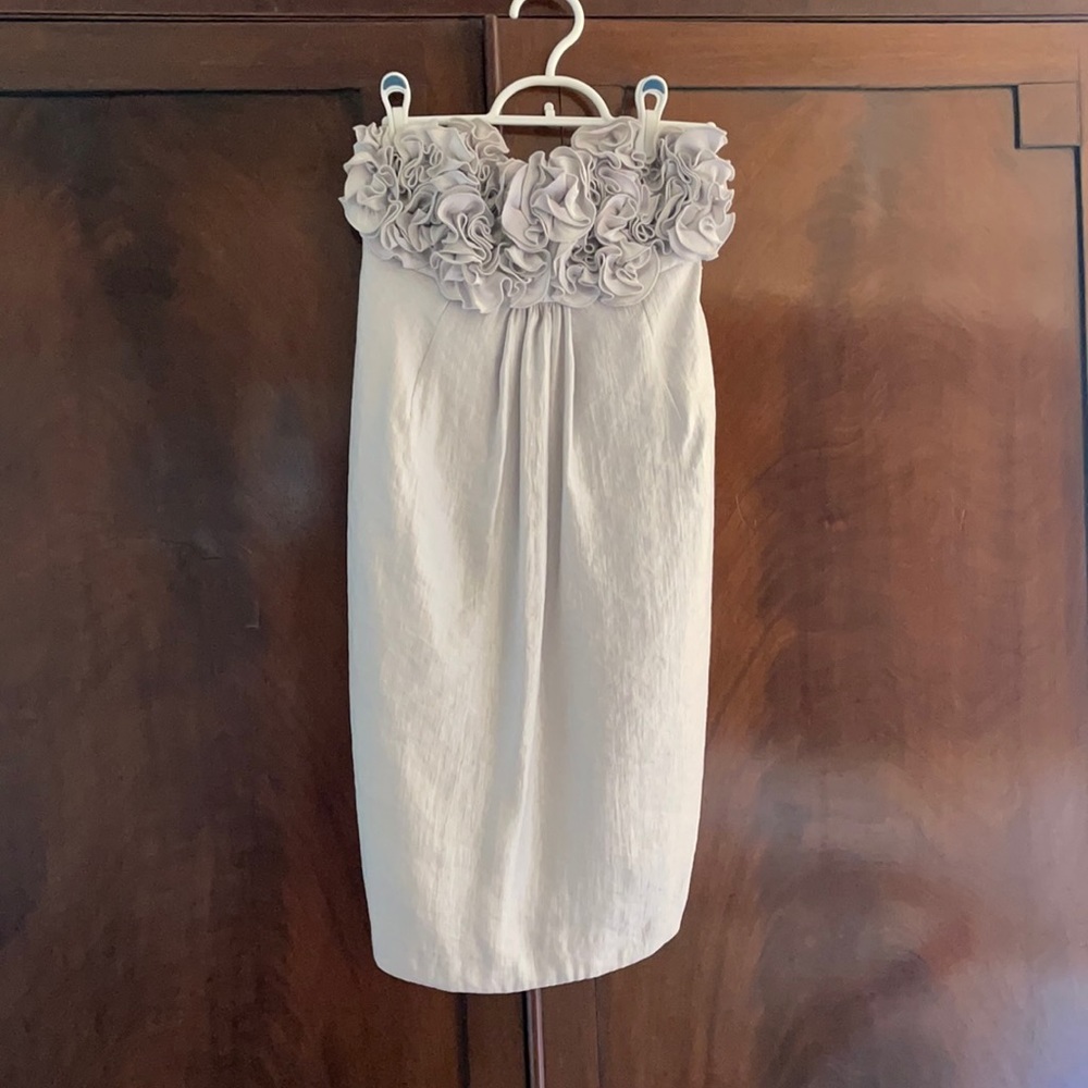 Short silver dress